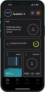 Coach Phil client app with daily fitness and nutrition tracking